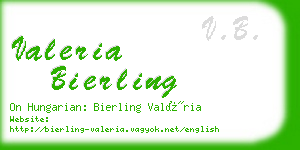 valeria bierling business card